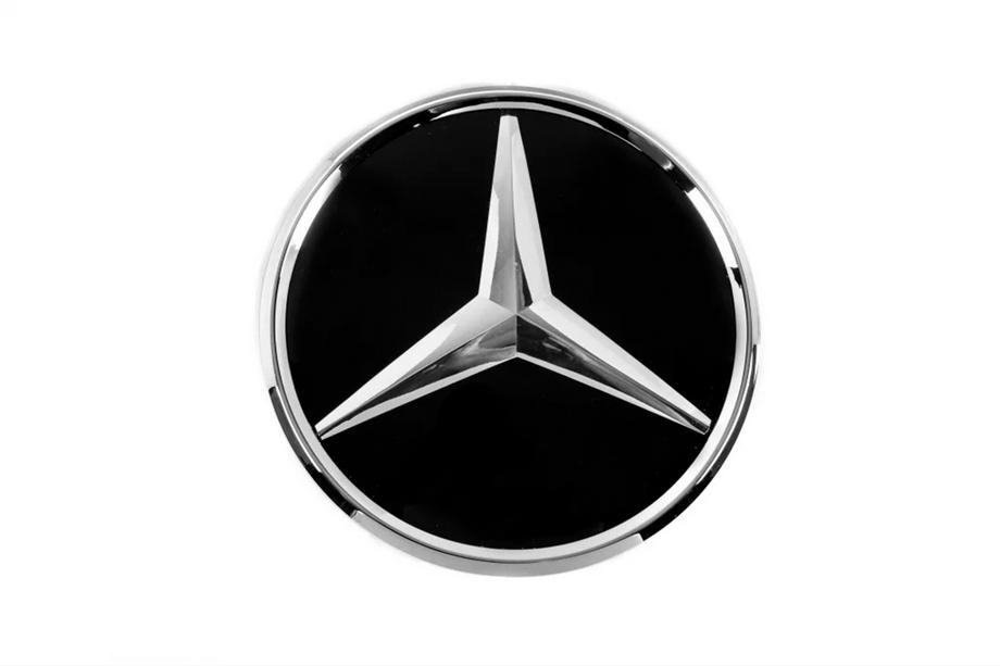 Mercedes GL/GLS class X166 2012-2019 Clearance front emblem under glass, chrome surround A0008880111 (for GLS) Photo 1