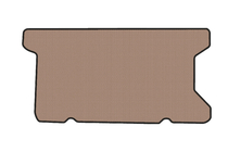 Fiat 500/500L 2013-2022 Rubber trunk mat Carsuit (for 500, America, beige) photo 1