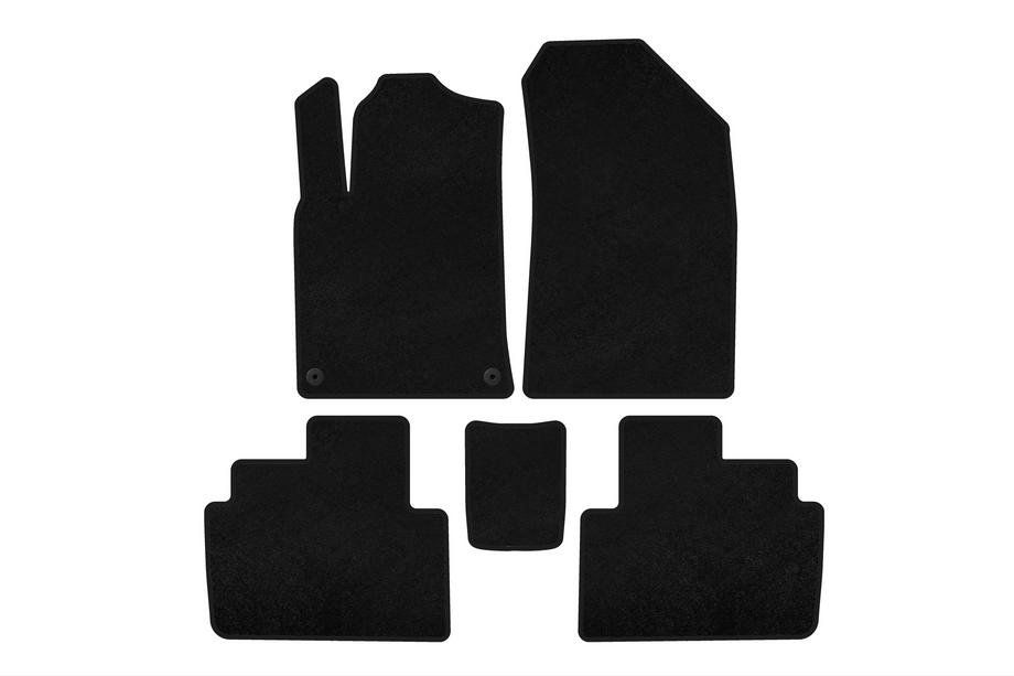 Peugeot 407 2004-2011 Textile Floor Mats Classic (SW, Black) Image