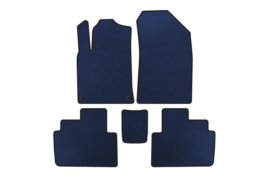 Peugeot 407 2004-2011 EVA Floor Mats (SW, Blue) Image