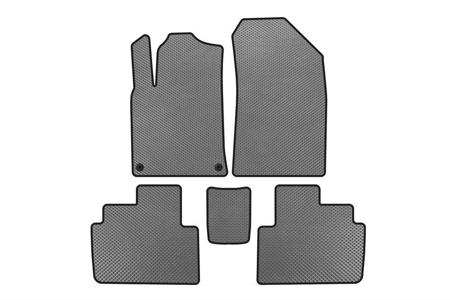 Peugeot 407 2004-2011 EVA Floor Mats (SW, Gray) Image