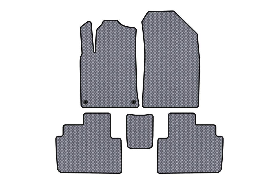 Peugeot 407 2004-2011 Rubber Floor Mats Carsuit (SW, Grey) Image