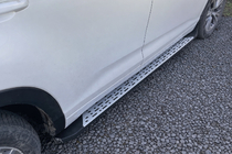 Toyota Highlander 2013-2019 Side Steps Original Design (for EU and USA, 2 pcs, Aluminum) photo 1