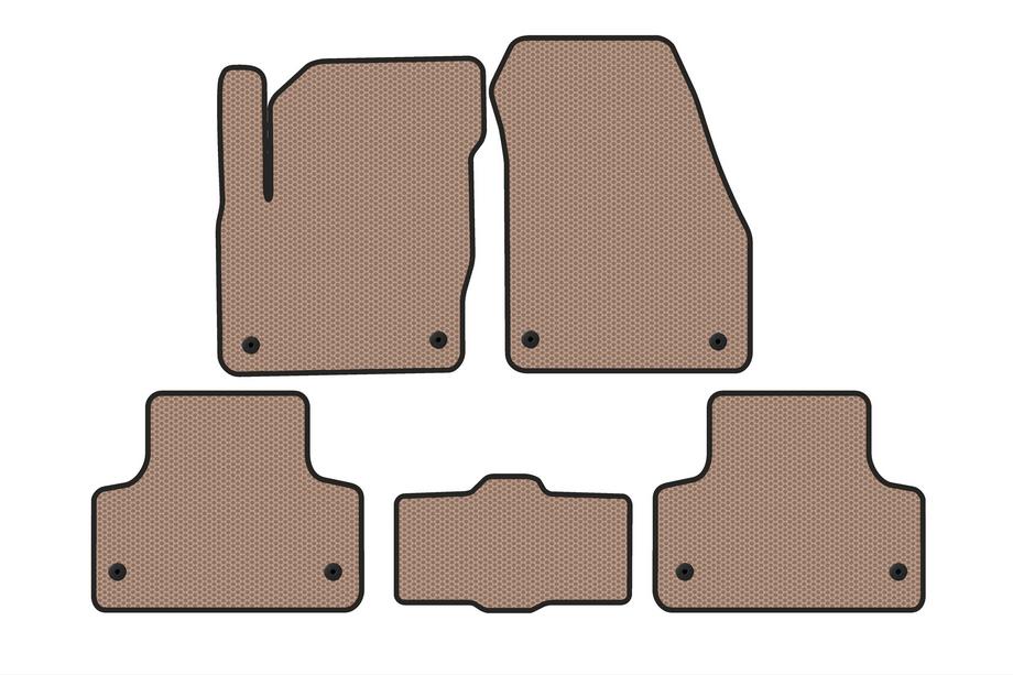 Range Rover Evoque 2012-2018 Rubber Floor Mats Carsuit (Beige) Image
