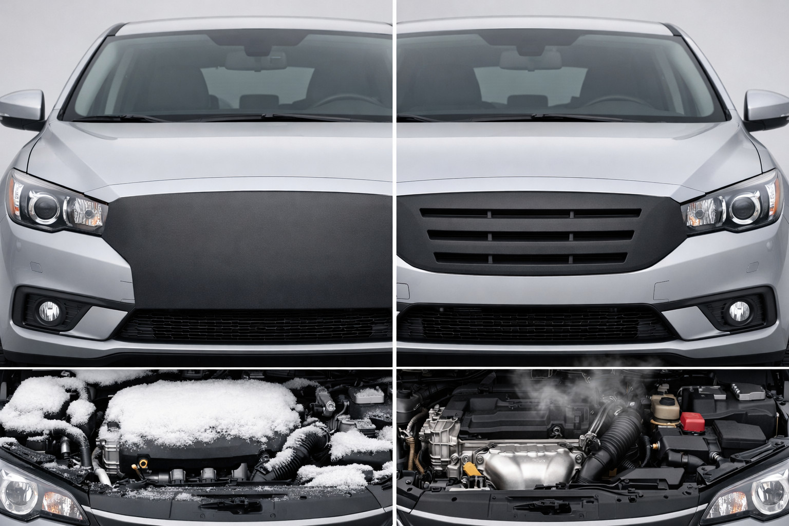Winter cover: solid or with slots — what’s safer for the engine
