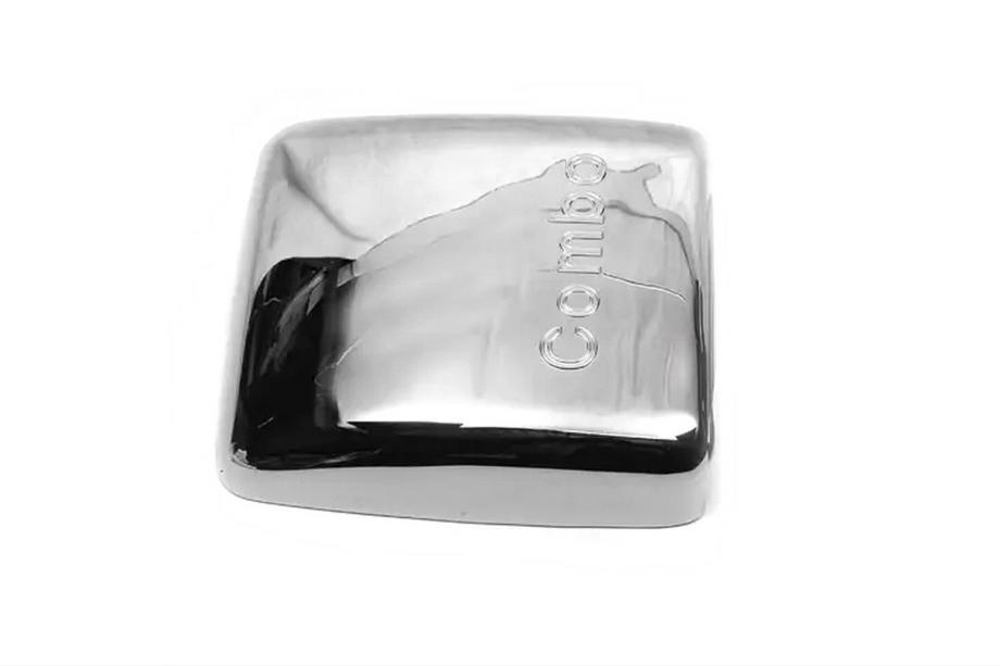 Opel Combo 2002–2012 Right mirror cover with logo (1 pc, plastic) Photo 1
