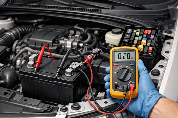 Battery drains overnight: How to find a parasitic draw in your car