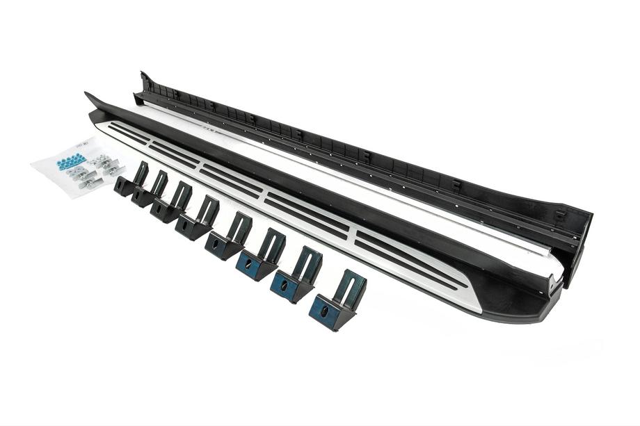 Kia Sorento IV MQ4 2020- OEM V2 Side Steps (2 pcs, aluminum + plastic) Image