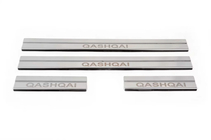 Nissan Qashqai 2007-2010 Clearance Door Sill Plates (Carmos V1, 4 pcs, stainless steel) photo 1