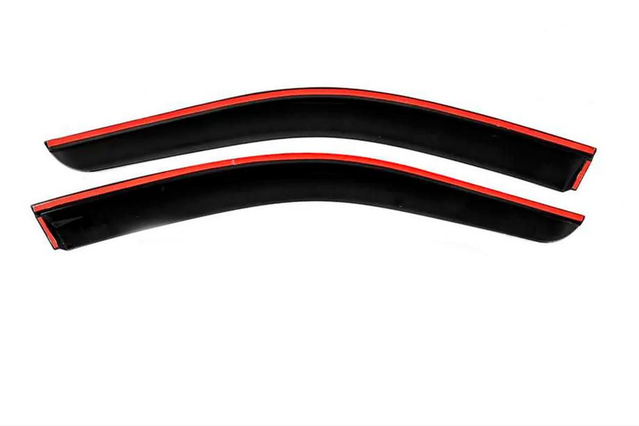 Mercedes GLE/ML class W166 2011-2018 Window Deflectors with Chrome Trim Niken Luxury (2 pcs) Photo 3