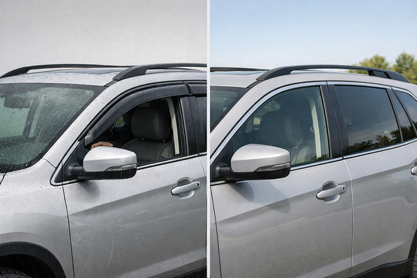 When window deflectors are truly needed — and when they’re just plastic