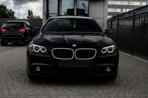 BMW 5 Series F10/F11 2010–2016 M-Look LED Kidney Grilles (Gloss Black) photo 1
