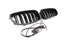 BMW 5 Series F10/F11 2010–2016 M-Look LED Kidney Grilles (Gloss Black) photo 10