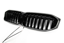 BMW 3 Series G20/G21 2018- Kidney Grilles 1-Bar LED (2022+, Gloss Black) photo 3