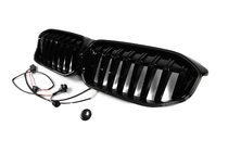 BMW 3 Series G20/G21 2018- Kidney Grilles 1-Bar LED (2022+, Gloss Black) photo 9