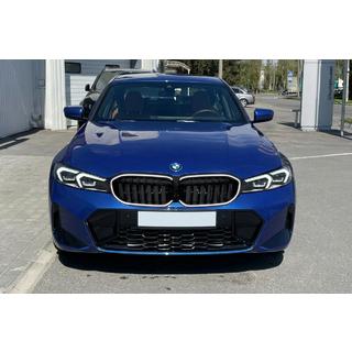 Kidney Grilles 1-Bar LED (2022+, Gloss Black) BMW 3 Series G20/G21 2018- photo 1