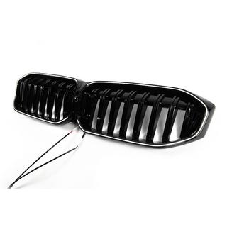 Kidney Grilles 1-Bar LED (2022+, Gloss Black) BMW 3 Series G20/G21 2018- photo 3