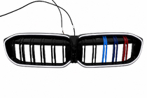 BMW 3 Series G20/G21 2018- M-Color LED Kidney Grilles (2022+, Gloss Black) photo 2