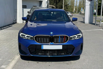 BMW 3 Series G20/G21 2018- M-Color LED Kidney Grilles (2022+, Gloss Black) photo 1