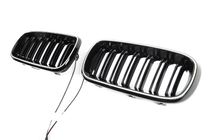 BMW X5 F15 2013-2018 M-Look LED Kidney Grilles (Gloss Black) photo 3