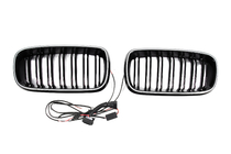 BMW X5 F15 2013-2018 M-Look LED Kidney Grilles (Gloss Black) photo 6