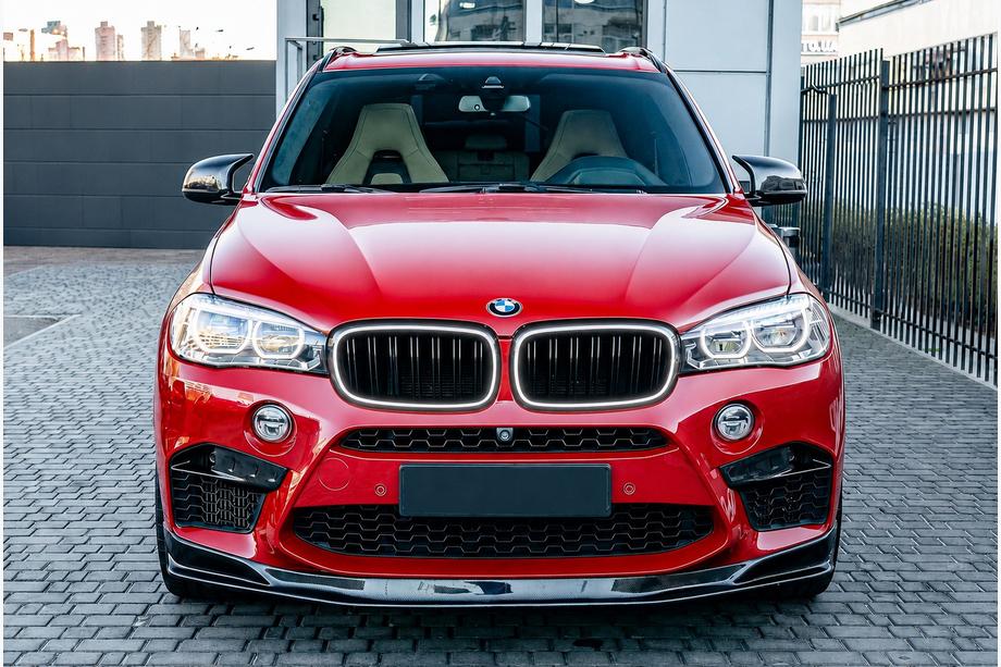 BMW X5 F15 2013-2018 M-Look LED Kidney Grilles (Gloss Black) Image