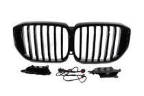 BMW X5 G05 2019–2026 1 Bar LED kidney grilles (2019-2022, gloss black) photo 1
