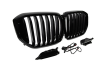 BMW X5 G05 2019–2026 1 Bar LED kidney grilles (2019-2022, gloss black) photo 8