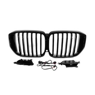 1 Bar LED kidney grilles (2019-2022, gloss black) BMW X5 G05 2019–2026 photo 1