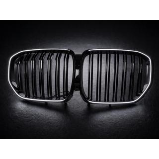 BMW kidney grilles M-Look LED (2019-2022, gloss black) BMW X5 G05 2019–2026 photo 4