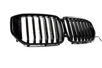 BMW X5 G05 2019–2026 Kidney grilles 1 Bar LED (2023+, gloss black) photo 2