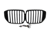 BMW X5 G05 2019–2026 Kidney grilles 1 Bar LED (2023+, gloss black) photo 6