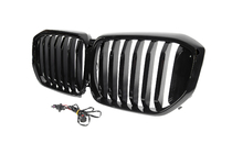 BMW X5 G05 2019–2026 Kidney grilles 1 Bar LED (2023+, gloss black) photo 7