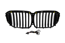 BMW X5 G05 2019–2026 Kidney grilles 1 Bar LED (2023+, gloss black) photo 9