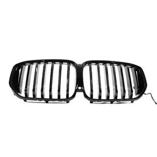 Kidney grilles 1 Bar LED (2023+, gloss black) BMW X5 G05 2019–2026 photo 1