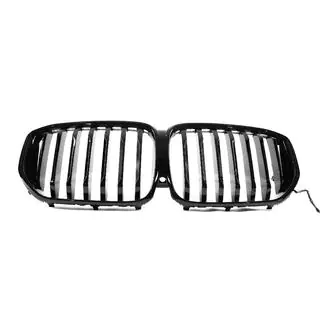Kidney grilles 1 Bar LED (2023+, gloss black) photo 1