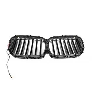 Kidney grilles 1 Bar LED (2023+, gloss black) BMW X5 G05 2019–2026 photo 4