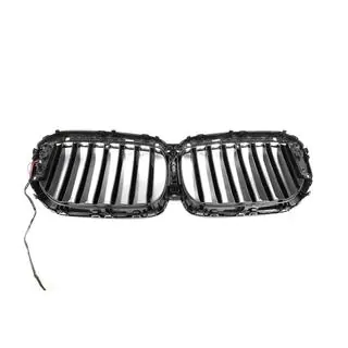 Kidney grilles 1 Bar LED (2023+, gloss black) photo 4