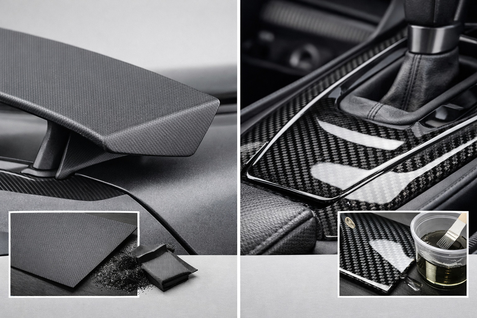 Dry or wet carbon?