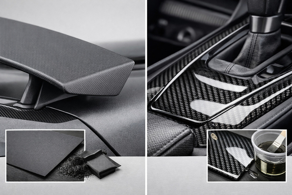 Dry or wet carbon?