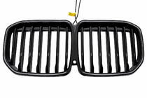 BMW X7 G07 2019- 1 Bar LED kidney grilles (2019-2022, gloss black) photo 5