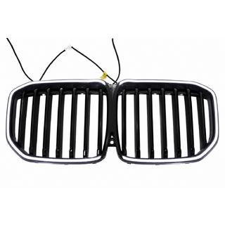 1 Bar LED kidney grilles (2019-2022, gloss black) photo 2