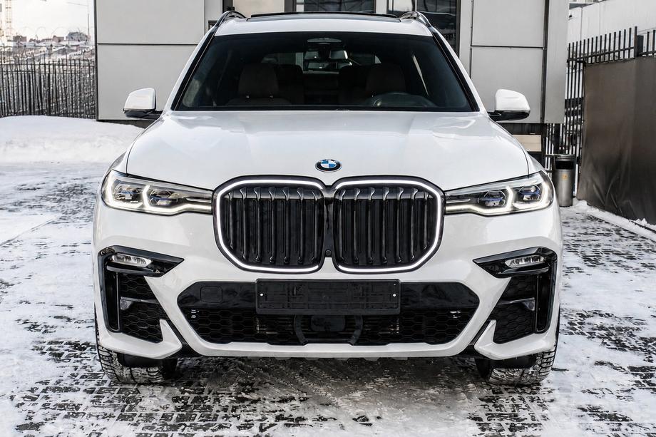 BMW X7 G07 2019- 1 Bar LED kidney grilles (2019-2022, gloss black) Image