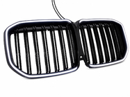 BMW X7 G07 2019- M-Look LED kidney grilles (2019-2022, gloss black) photo 7