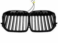 BMW X7 G07 2019- M-Look LED kidney grilles (2019-2022, gloss black) photo 8