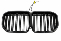 BMW X7 G07 2019- M-Look LED kidney grilles (2019-2022, gloss black) photo 10