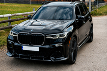 BMW X7 G07 2019- M-Look LED kidney grilles (2019-2022, gloss black) photo 2