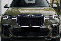 BMW X7 G07 2019- M-Look LED kidney grilles (2019-2022, gloss black) photo 3