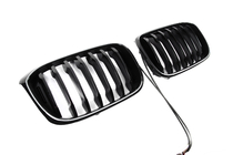 BMW X3 G01 2018- Kidney Grilles 1 Bar LED (2018-2021, Gloss Black) photo 4