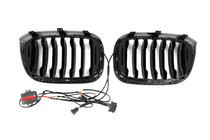BMW X3 G01 2018- Kidney Grilles 1 Bar LED (2018-2021, Gloss Black) photo 10